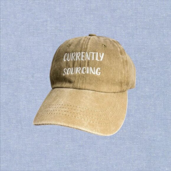 Reseller Dad Hat Currently Sourcing Unisex Baseball Cap - Picture 1 of 7